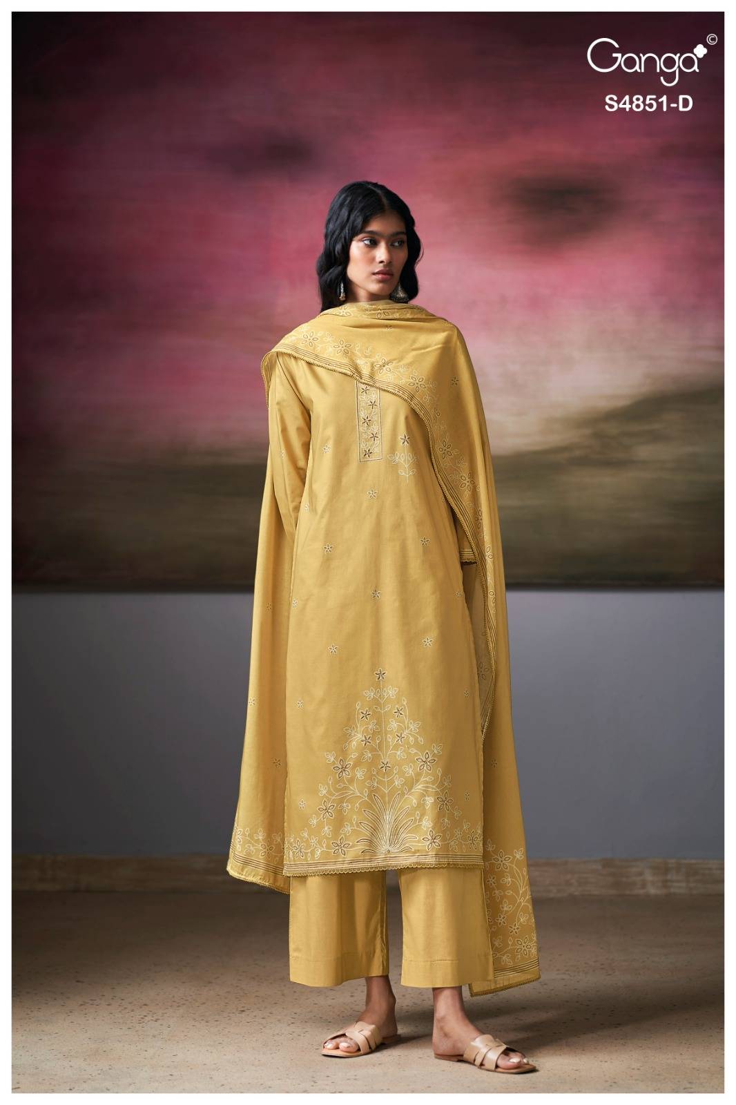 PELYRA 4851 By Ganga Fashion Stylish Beautiful Colourful Cotton Dresses At Wholesale Price
